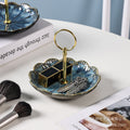 Ceramic jewelry dish - instagrammable european style, exquisite high-end trinket organizer, creative desktop display