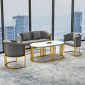 1+1+2+ long coffee table "gray velvet"