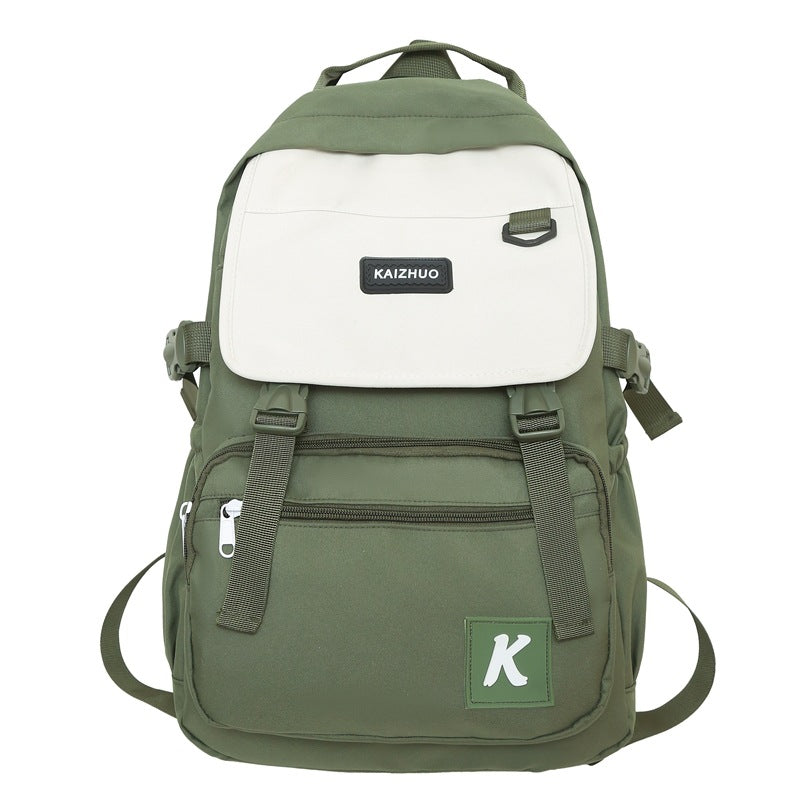 New large-capacity sturdy and durable backpack, schoolbag, high school student fashion trend backpack, computer bag