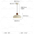 Nordic cream style restaurant pendant light japanese retro dining table lamp ufo modern dining room bar home small pendant light