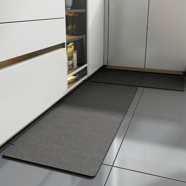 Kitchen floor mat non-slip and scrubbable leave-in household long strip simple water-absorbing oil-absorbing foot mat oil-proof carpet dirt-resistant mat