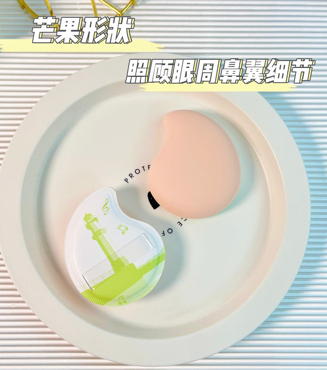 Super soft cotton puff - skin-friendly, soft & chewy, wet & dry dual-use, powder-locking, flawless coverage, non-caking, cushion foundation beauty sponge, marshmallow puff