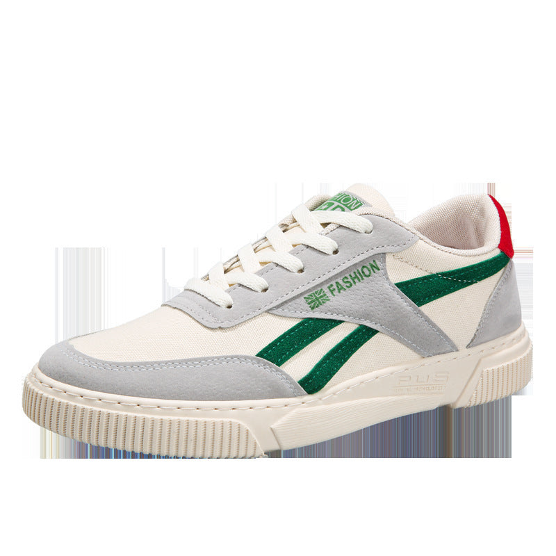 Spring men's shoes 2025 new korean style trendy versatile canvas sneakers casual student skate shoes cloth shoes sports internet celebrity style