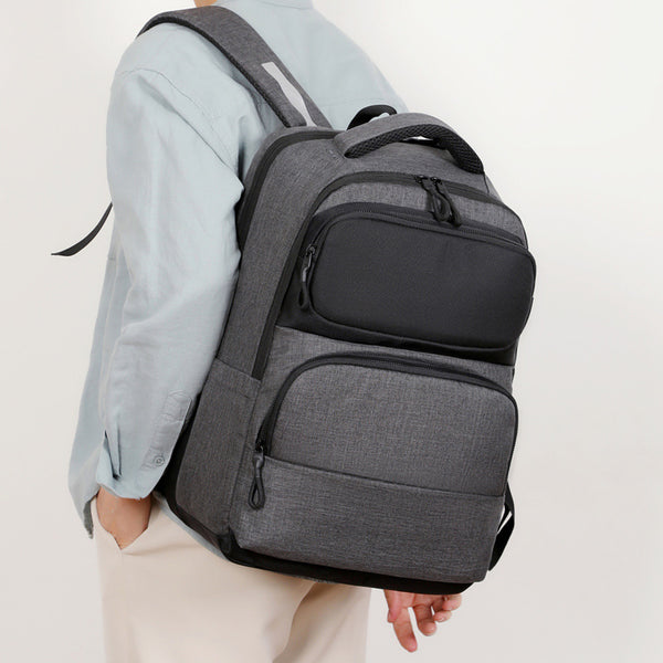 Find factory  business backpack men's leisure travel backpack commuter USB charging point computer bag wholesale