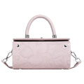 Best selling box bag women 2024fashion embossed satchel shoulder crossbody bag classy texture pillow bag