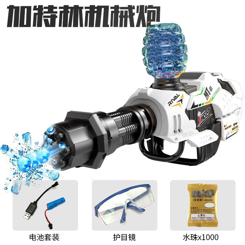 Iron man electric rapid-fire blaster toy - wearable arm shooter for boys