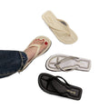 2025 new women's flat flip-flops - summer outdoor fashion thong sandals, trendy open-toe beach slippers