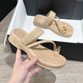 Fashion slippersoutwear women's slippers 2025 summernew arrival women's fashionplaidthick sole sandals and slippers breathable