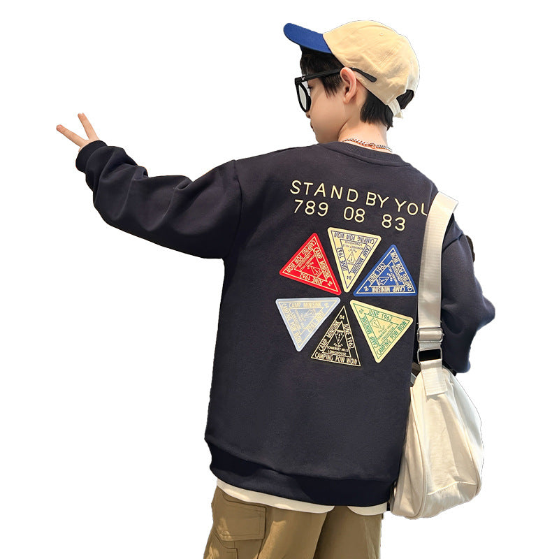 Boys' fall collection : new kids' sweatshirts - trendy and stylish spring/autumn outerwear, athletic tees, and long-sleeve base layers for older boys