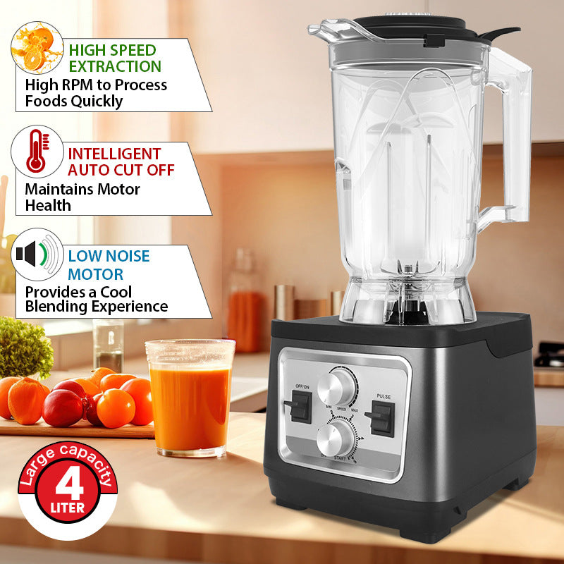 5 liters 4 liters commercial large capacity wall breaker smoothie milkshake juicing grinder grains filter-free mixer