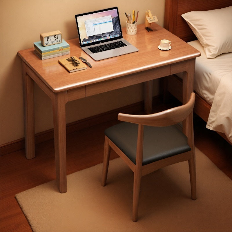 All solid wood desk small apartment bedside student study table for home computer desk office desk bedroom adult writing desk