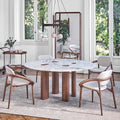 Italian dining chair - modern minimalist high-end home dining chair - leather dining chair - italian minimalist style dining chair - fabric dining chair