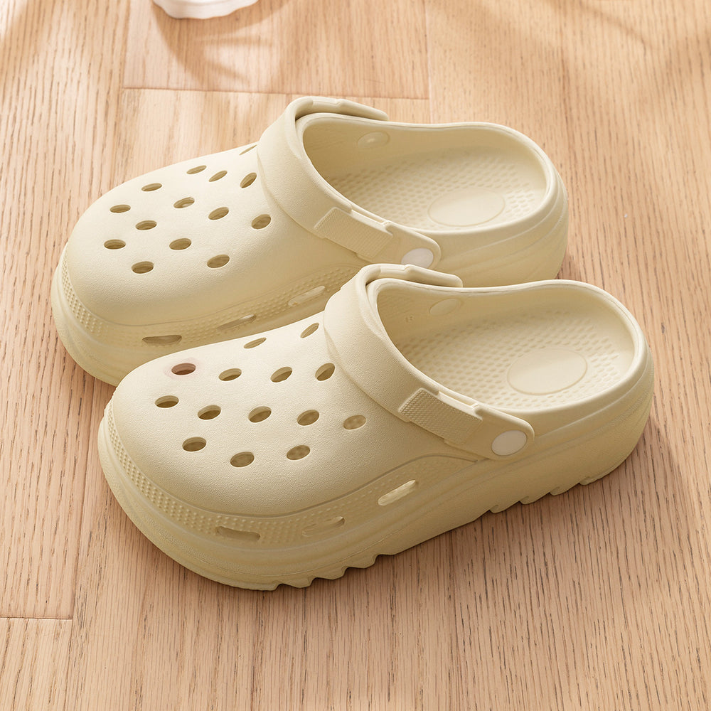 Collection of croc shoes eva croc shoes men's 2025 new beach anti-odor stomping on shit slippers women's summer outer