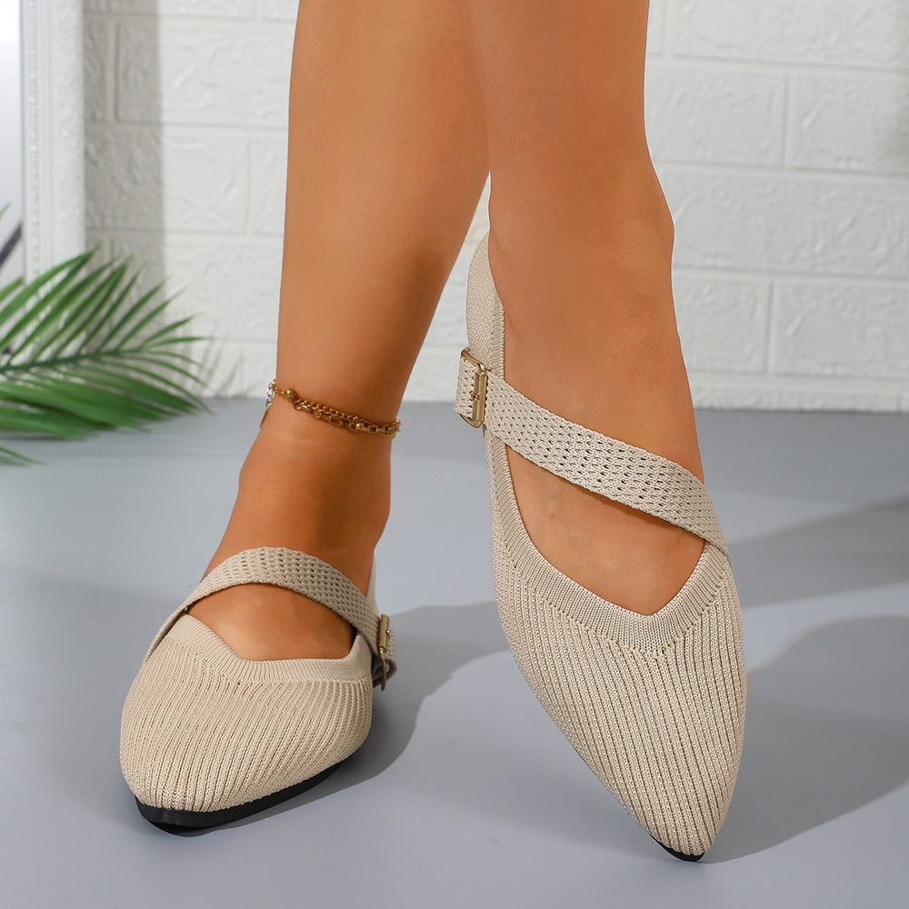 Wholesale women's summer new arrival: hollow-out mesh breathable flat lightweight comfortable slip-on casual fashion single shoes for export