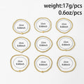 Wholesale foot jewelry: european & american cross-border fashion, minimalist beaded beach style layered anklet set - 9 piece women's set