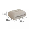 Li scandinavian designer hippo sofa retroaccessible luxury casual lazy cashmere casual single sofa chair solid wood