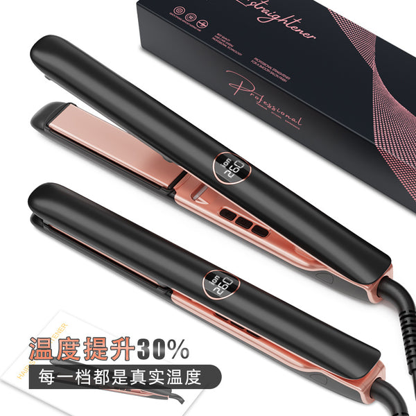 Negative ion hair straightener Multifunctional hair straightener Splint Curling iron Straight roll dual-purpose two-in-one straight plate clip Cross-border special supply