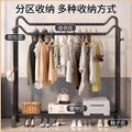 Freestanding coat rack - multi-functional clothes hanger for home, bedroom, balcony, dorm room - easy to assemble