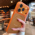 Large viewing window suitable for iphone17pro mobile phone case apple 13 high-end ai button anti-fall protective cover