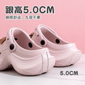 Women's clogs - 2025 summer new fashion, anti-slip, breathable, soft sole, odor-resistant, thick sole, height increasing sandals for outdoor wear