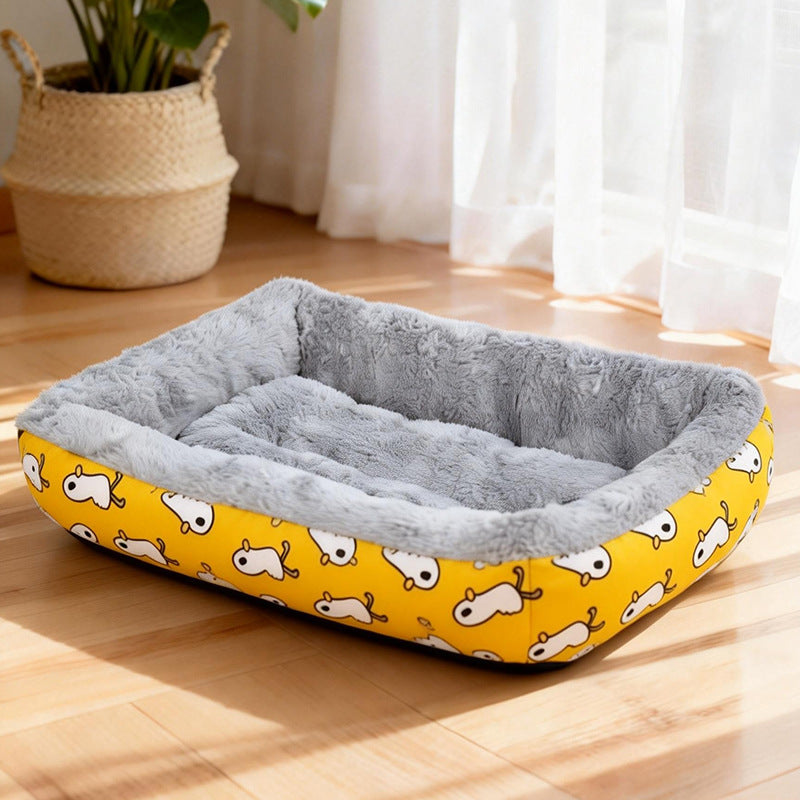 Pet cat bed winter warm dog bed sofa pet bed soft anti-scratch teddy kitten puppy universal