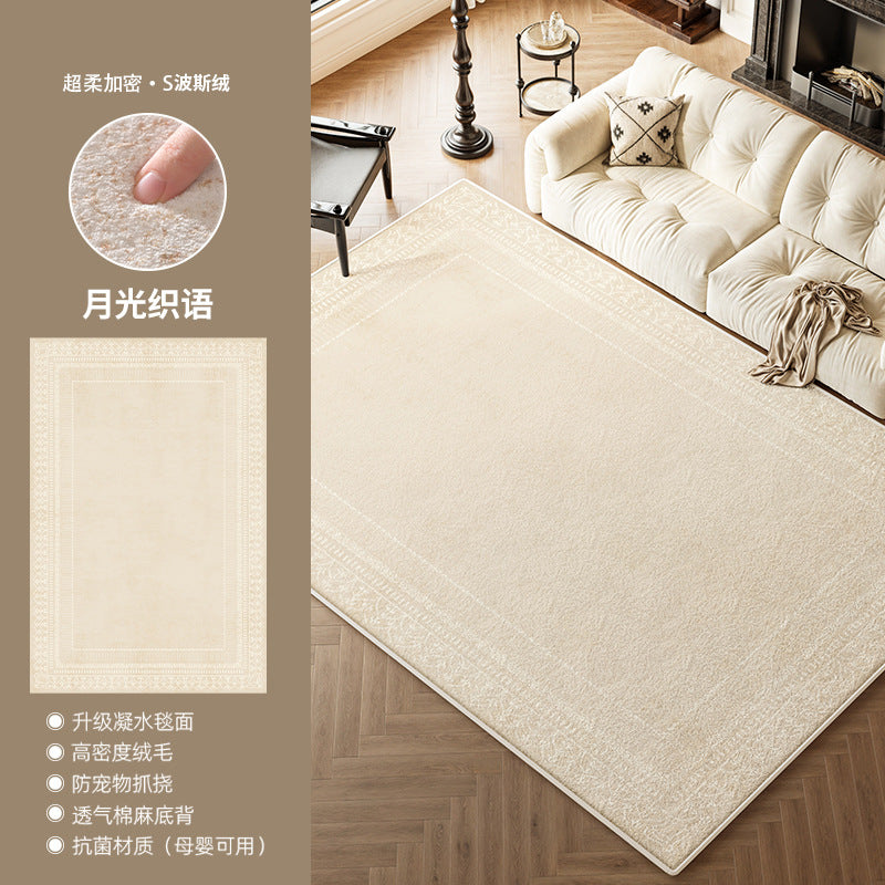Distributed carpet living room bedroom  new style accessible luxury high-end modern simple bedside no-wash, wipeable and no maintenance