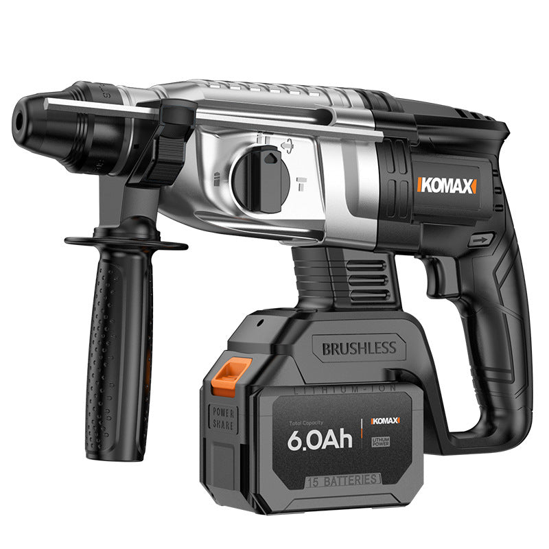 Brushless cordless rotary hammer drill, chisel, and breaker – industrial-grade heavy-duty concrete wireless multi-function high-power impact drill