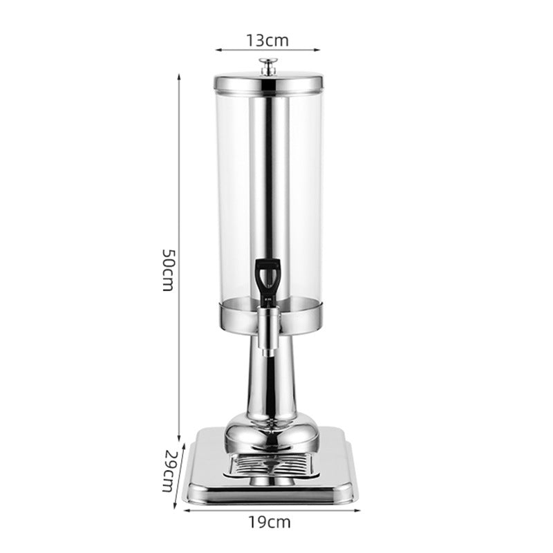 Coffee tripod, restaurant commercial beverage bucket Stainless steel visual beverage machine Juicer Korean, juice tripod