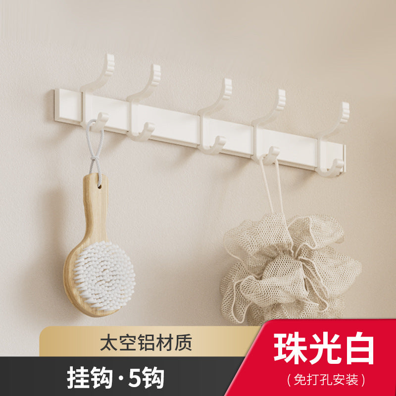 White bathroom triangular rack, no punching on the toilet wall, toilet corner basket storage, bathroom pendant set