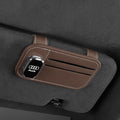 Car glasses clip multi-function car sunglasses holder leather car card holder sun visor car sunglasses car holder