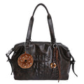 Cute donut charm bag - women's vintage large capacity tote bag - casual shoulder bag - minimalist versatile crossbody bag