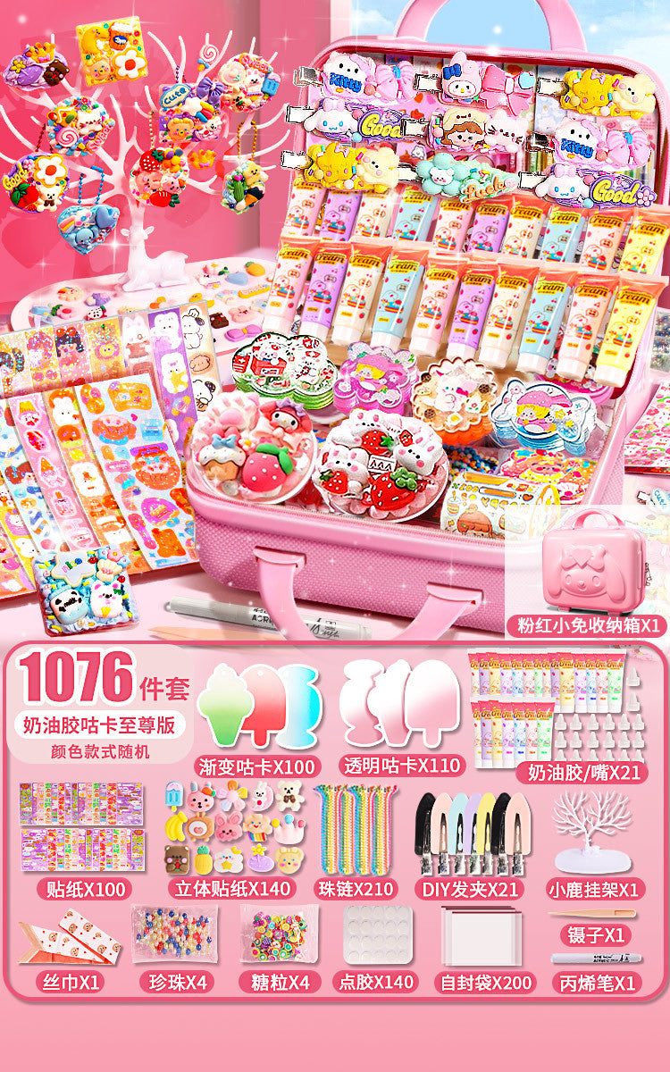 Diy guka suit kids stickers for girls cartoon accessories toys educational princess stickers gift play house
