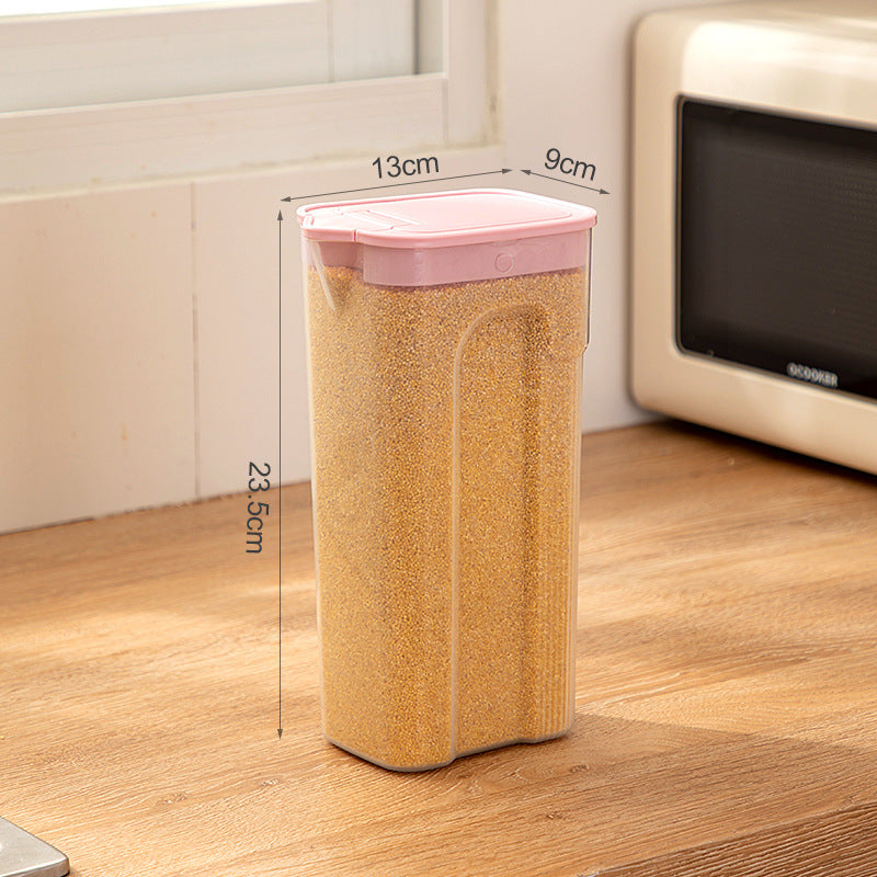 Kitchen Grains Storage Box Food Grade Sealed Tank Fresh-keeping Box Transparent Refrigerator Dry Goods Storage Tank