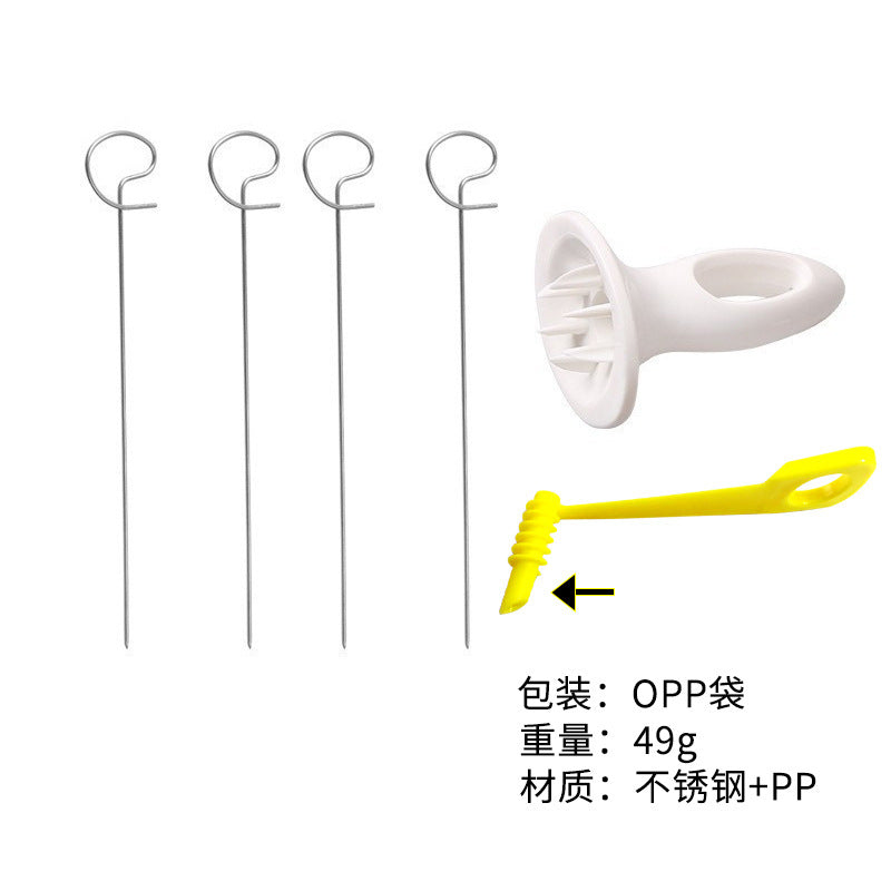 Cyclone potato potato tower skewer spiral slicer bbq potato tower hand slicer vegetable skewer hand potato cutter