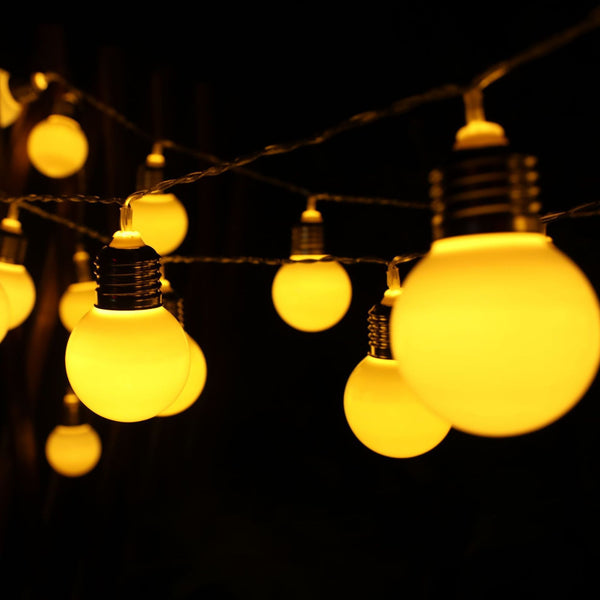 LED large round bulb string G50 holiday decorative lights outdoor courtyard summer camping canopy luminous lights string