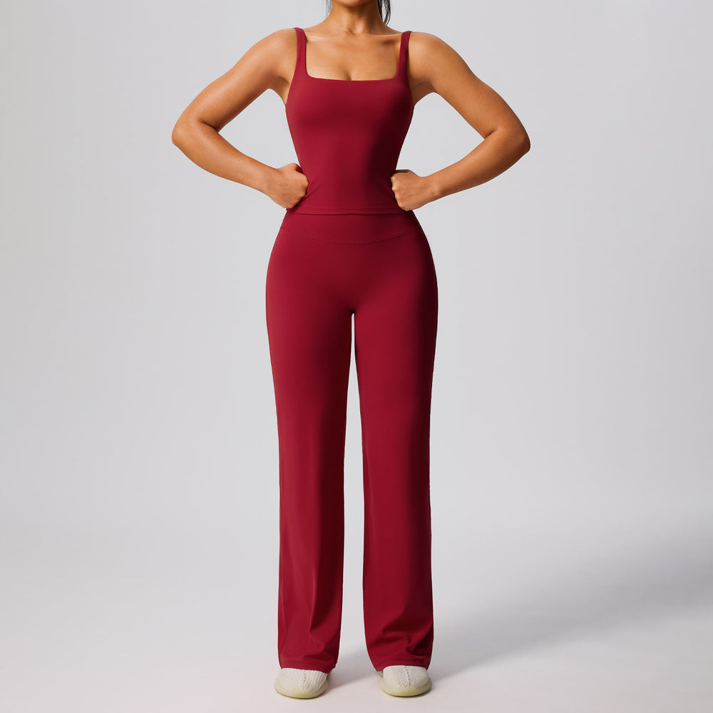 new arrival fitness clothing suit women's hip lifting slimming look sportswear two-piece setoutwear running yoga clothing suit