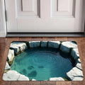 3d visual trap floor mat bathroom absorbent mat non-slip foot mat entrance door mat entrance door mat