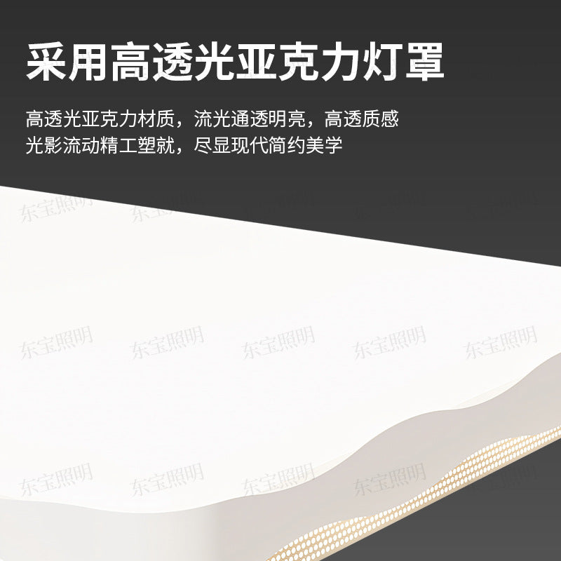 Dongbao Lighting Bedroom Minimal Ceiling Light, Full Spectrum Eye Protection LED Light, Hall Main Light Zhongshan Furniture Lighting