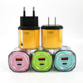 pd 30w crystal clear charger - 20w dual-port a+c multi-port fast charging adapter, compatible with apple chargers