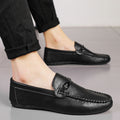 Men's loafers: new 2025 slip-ons, korean style trendy soft sole casual leather shoes, british style men's footwear