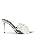 Sexy rhinestone butterfly crystal flower pointed toe high heels 2026 summer new cross-border stiletto open toe sandals