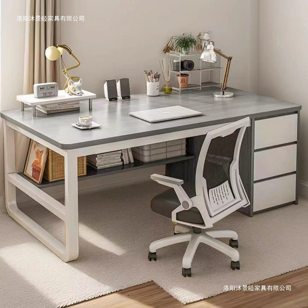 Computer desk desktop bedroom home desk student study drawer writing rental house casual office desk