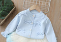 Girlsweaterfall and winter style aisha princess group tutu skirtfall and winternew arrival baby girl k-styleknittingcardigansuit