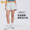 Summer quick-dry high-waisted workout shorts for women - lined, anti-exposure, lightweight, breathable yoga & fitness shorts d26011