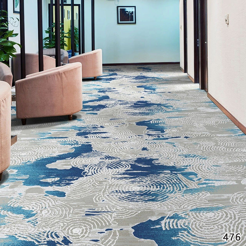Restaurant carpet chinoiserie style large area banquet hall private room hotel aisle flame retardant cerpet commercial full floor