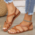 Flat new arrival sandals women's shoes summer exportplus size one-piece buckle casualoutweareasiest for match beach sandals