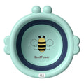 Newborn washbasin can be hung cartoon basin kids washbasin for home foldable baby washbasin export plastic basin