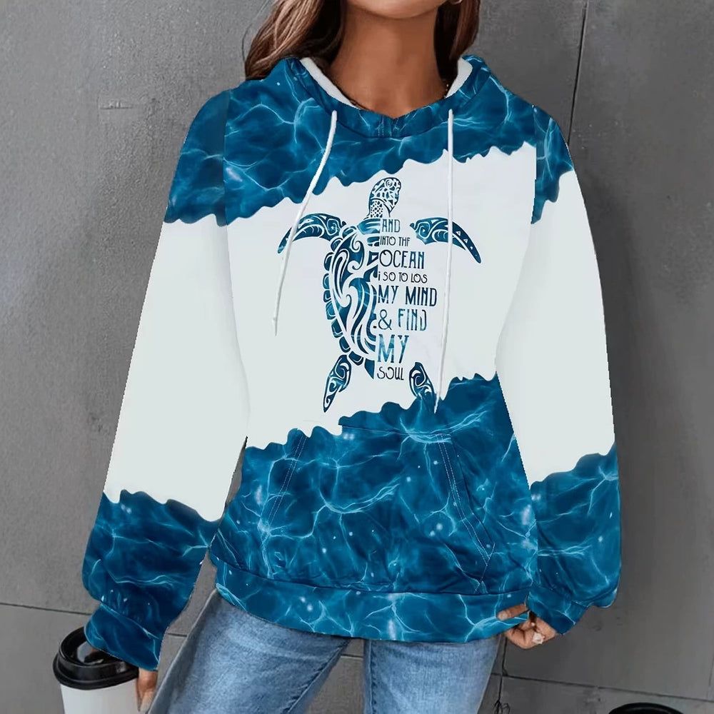 hot-selling women's hoodies, new casual loose long-sleeved hooded sweatshirts, dropshipping available