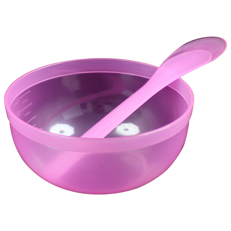 Beauty mask tool set #4: mask bowl + mixing spoon & spatula, makeup bowl, beauty supplies, spa mask mixing bowl set
