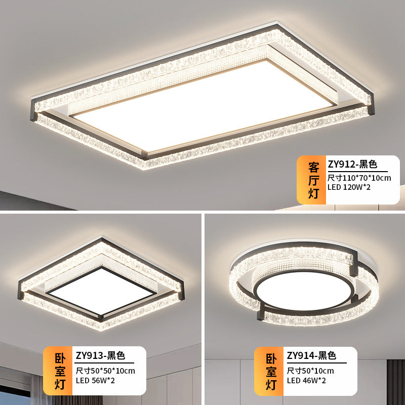 Italian minimalist living room light ceiling light modern minimalist atmosphere full spectrum eye protection bedroom light whole house lighting package